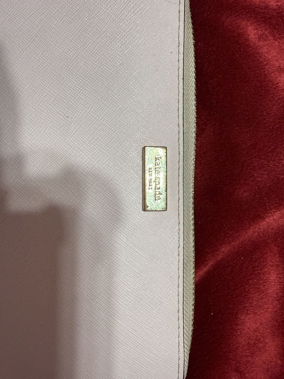 Kate Spade WLRU1498 Pink Saffiano Leather Zip Around Wallet 3