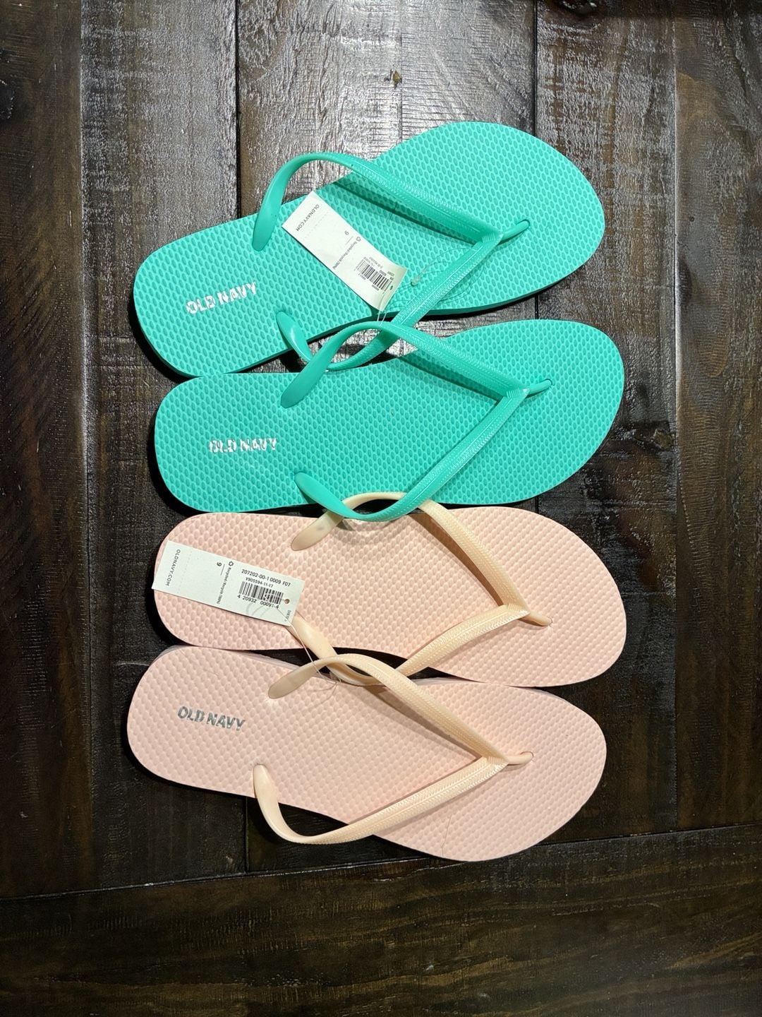 Old Navy Classic Flip Flops Size 9 Multicolored 2-Pack New 1