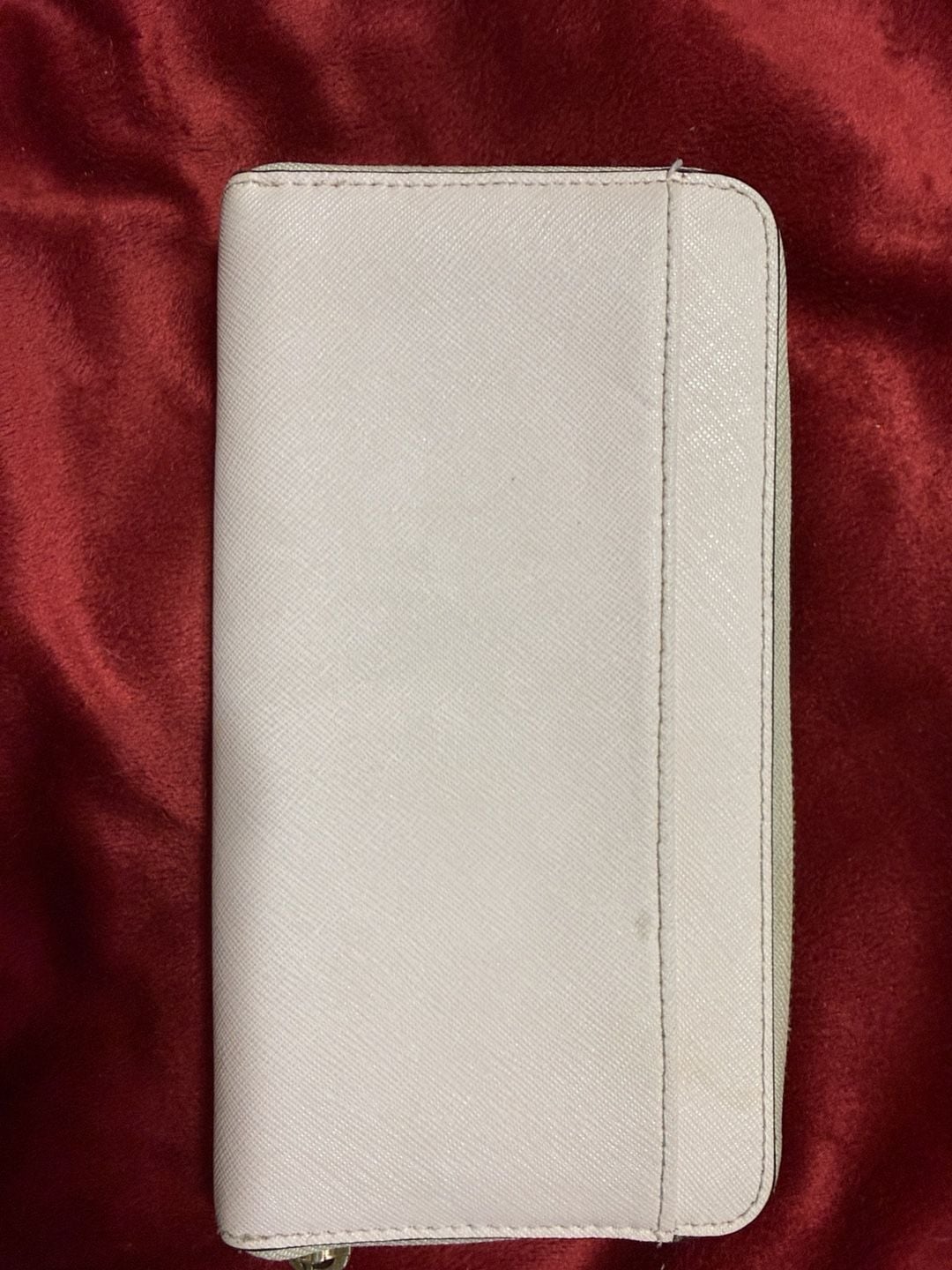 Kate Spade WLRU1498 Pink Saffiano Leather Zip Around Wallet 4