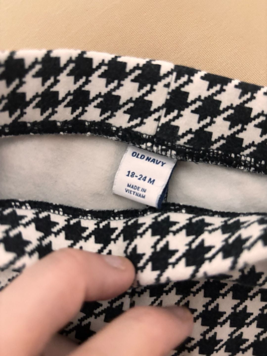 H&M Houndstooth Leggings Size S 3