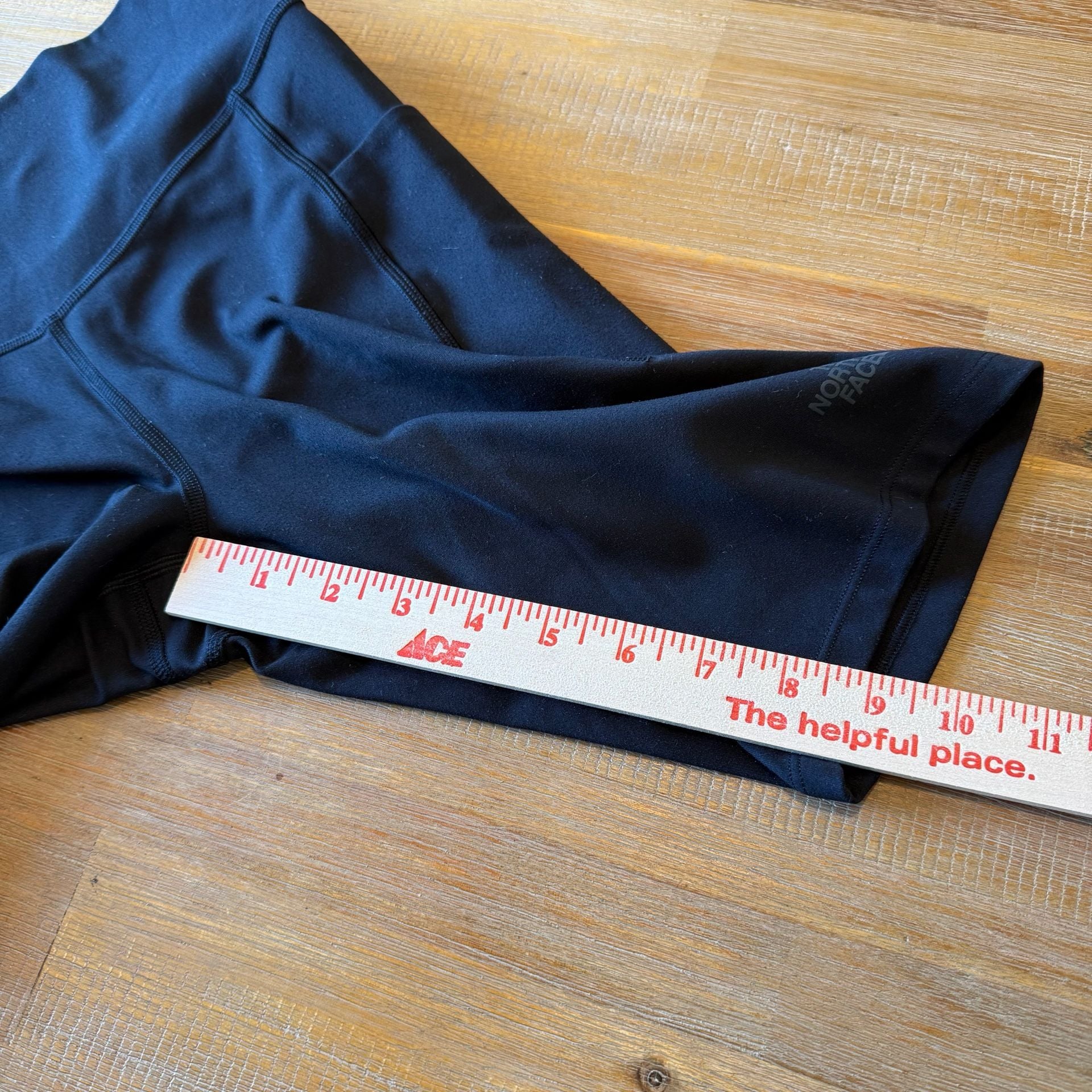 The North Face Active Bike Shorts Black High Rise Pockets Hiking Women Size M 6