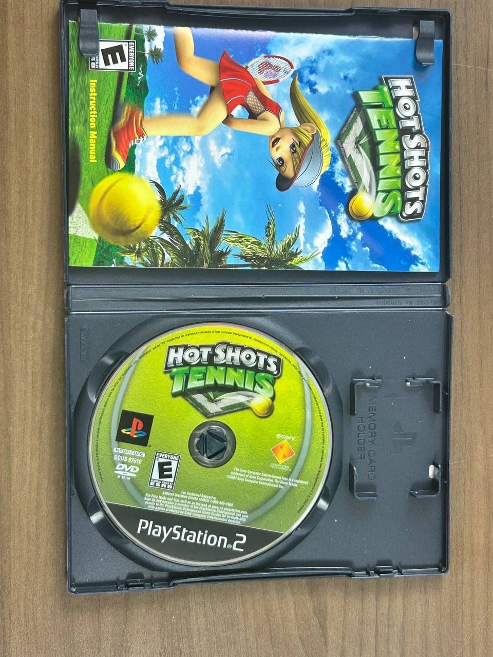 Hot Shots Tennis (Sony PlayStation 2 PS2, 2007) With Manual & Case 2