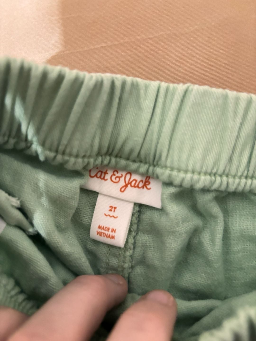 Cat & Jack Toddler Shorts Set Size 2T Green Denim 3