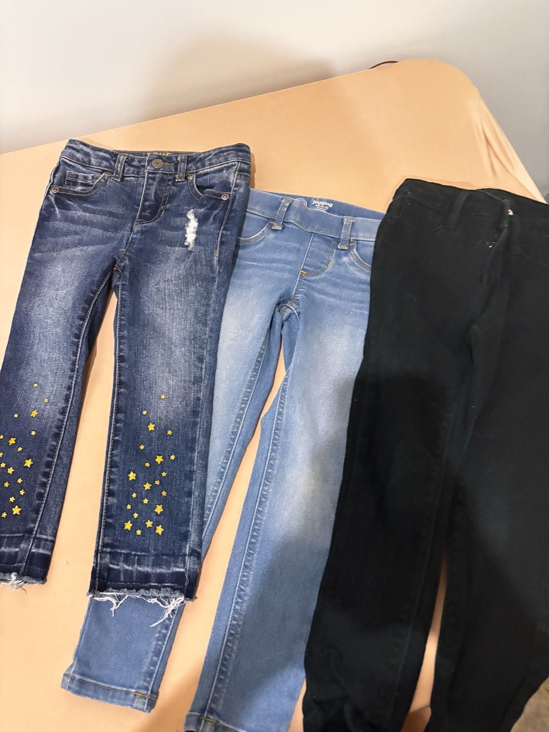 Justice Jeans Lot of 3 Girls Skinny Jegging Size 3T/4-5 1