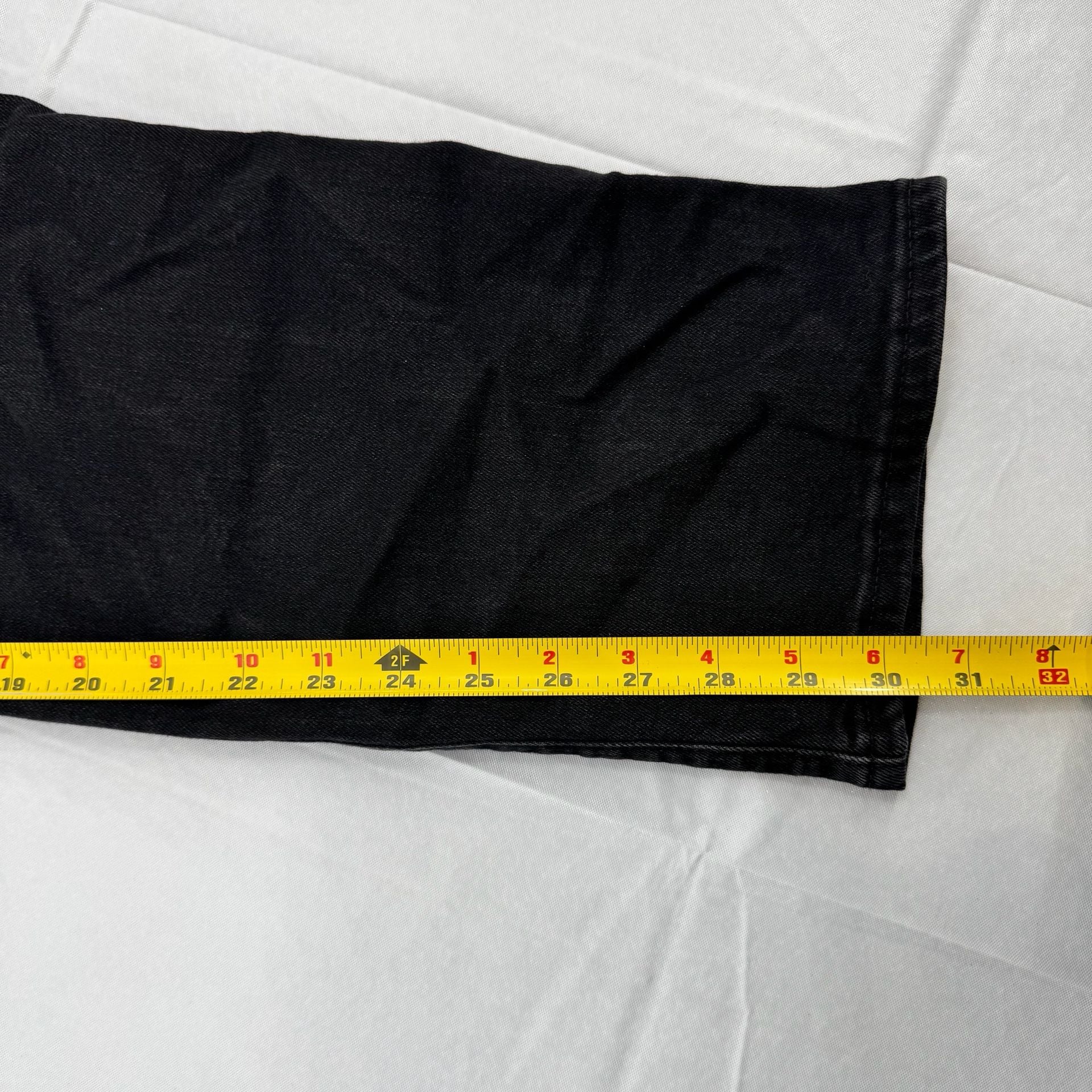 American Eagle Slim Straight Jeans Black Size 33x30 6