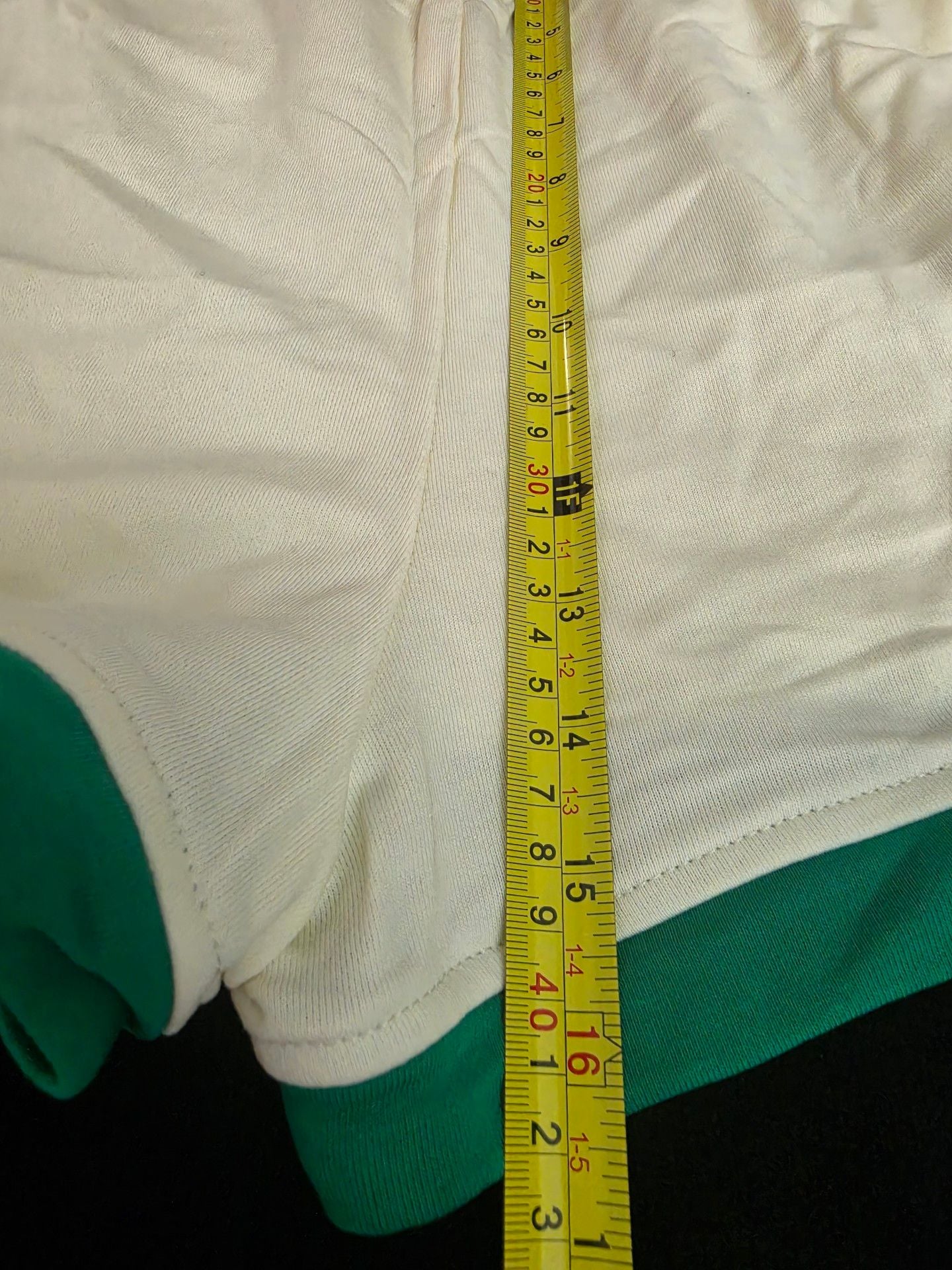 Fantastic Fawn Shorts Size S White Green Sequin Athletic Lounge 6