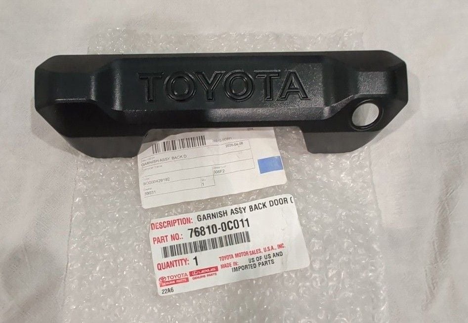 Toyota Liftgate Garnish Assy Part No. 76810-0C011 1