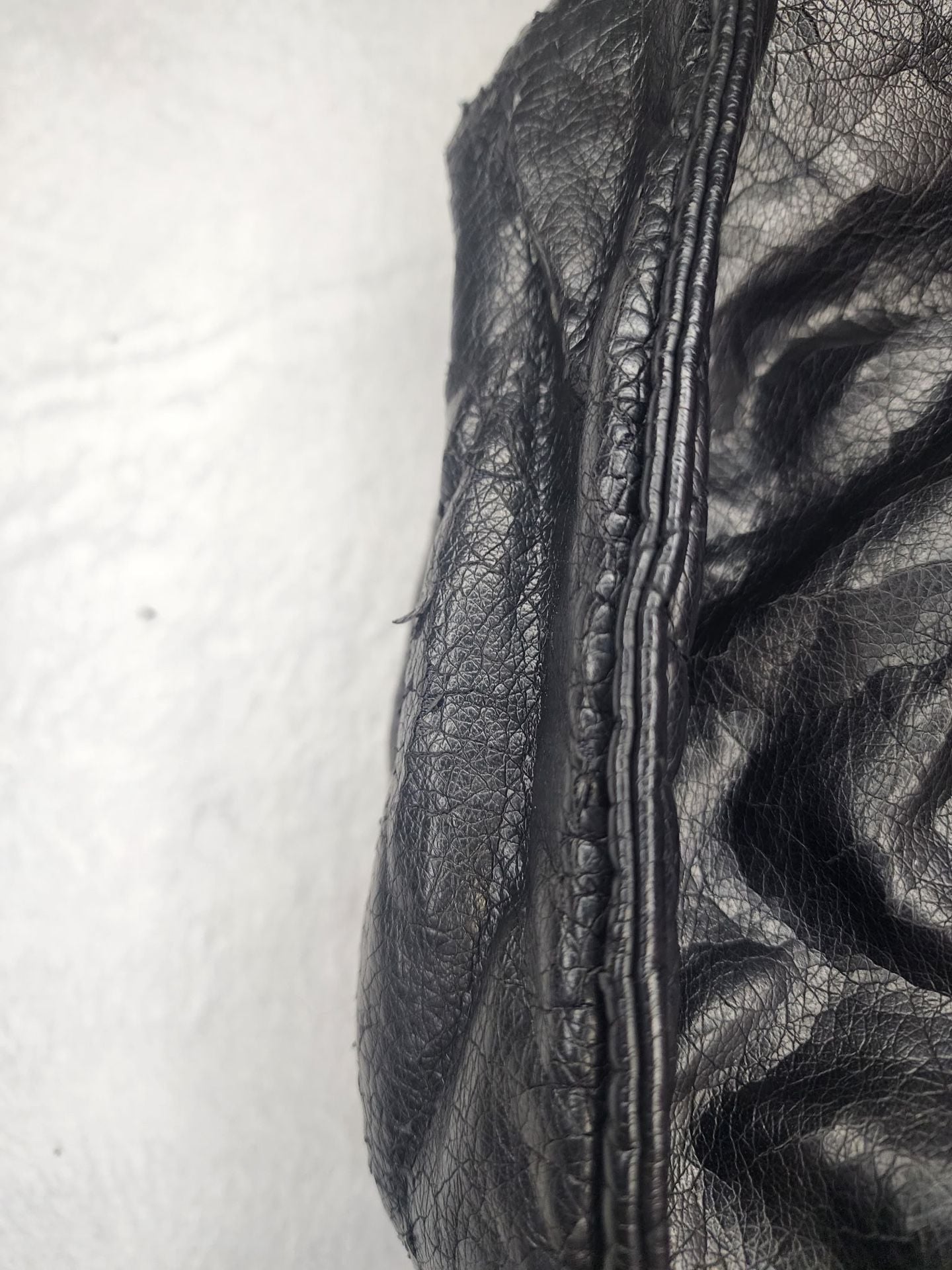 Levi's Faux Leather Hooded Trucker Jacket XL Black 12