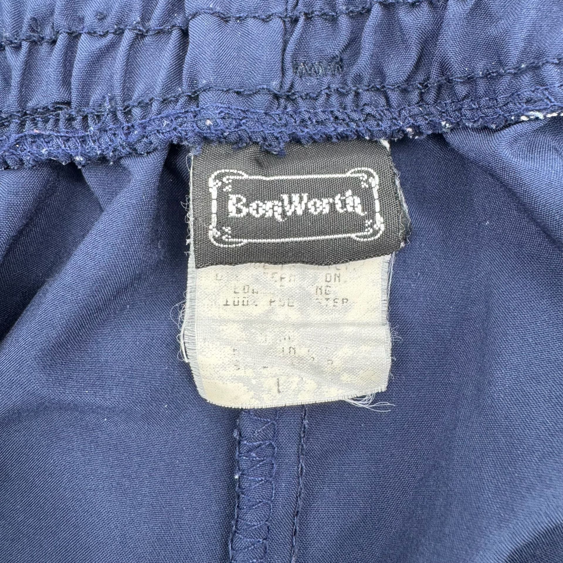 BonWorth Culottes Size 12 Navy Blue Belted Skort Shorts 4