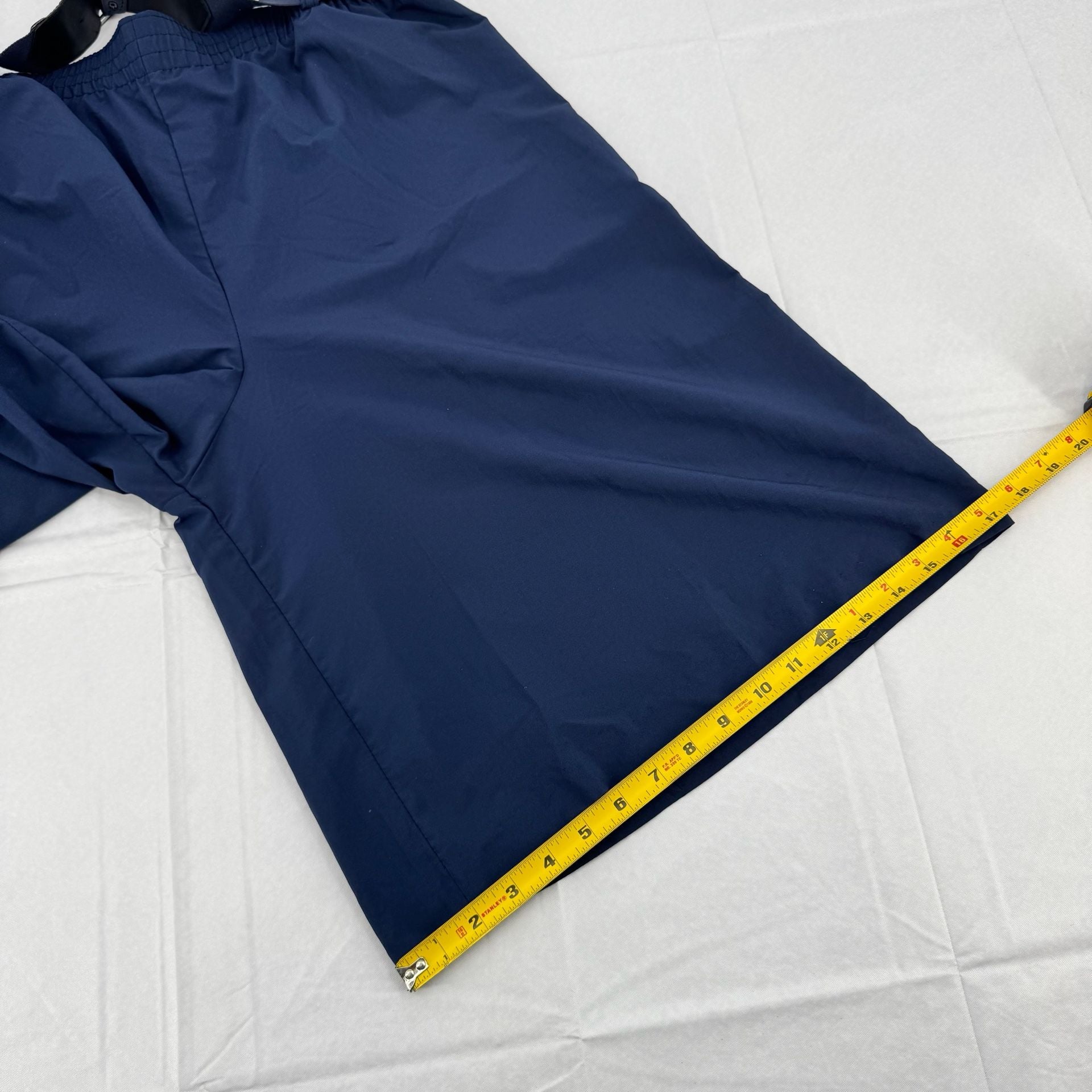 BonWorth Culottes Size 12 Navy Blue Belted Skort Shorts 8