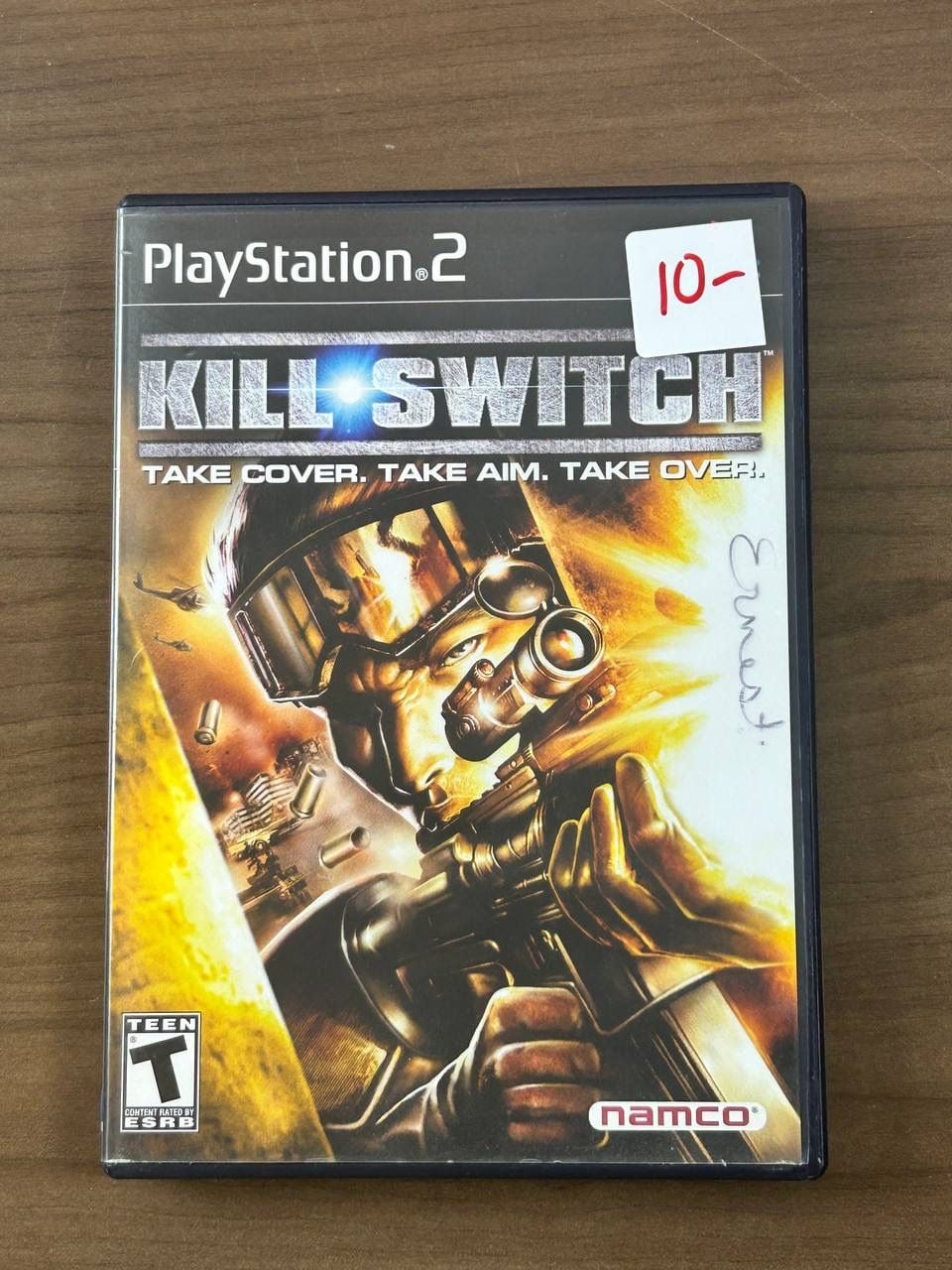 Kill Switch PS2 PlayStation 2 2003 Complete CIB w/ Manual Namco 1