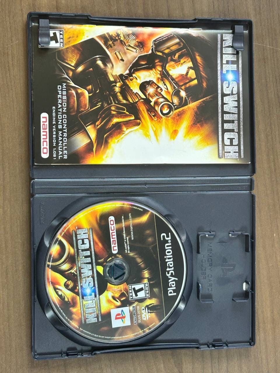 Kill Switch PS2 PlayStation 2 2003 Complete CIB w/ Manual Namco 2