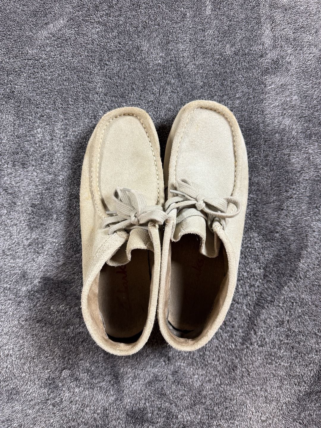 Clarks Wallabee Boot Size 8.5M Sand Suede 7