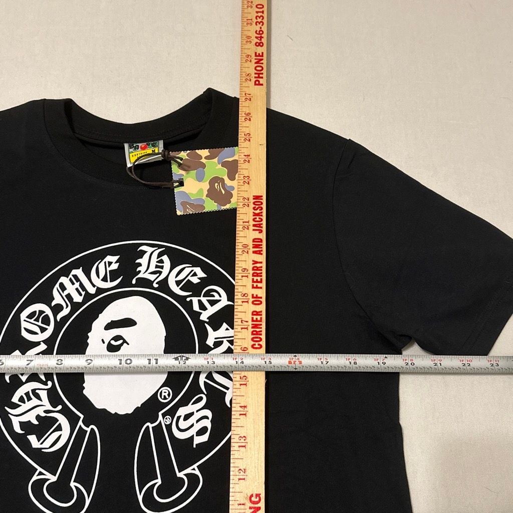 A Bathing Ape Black T-Shirt Size M 4