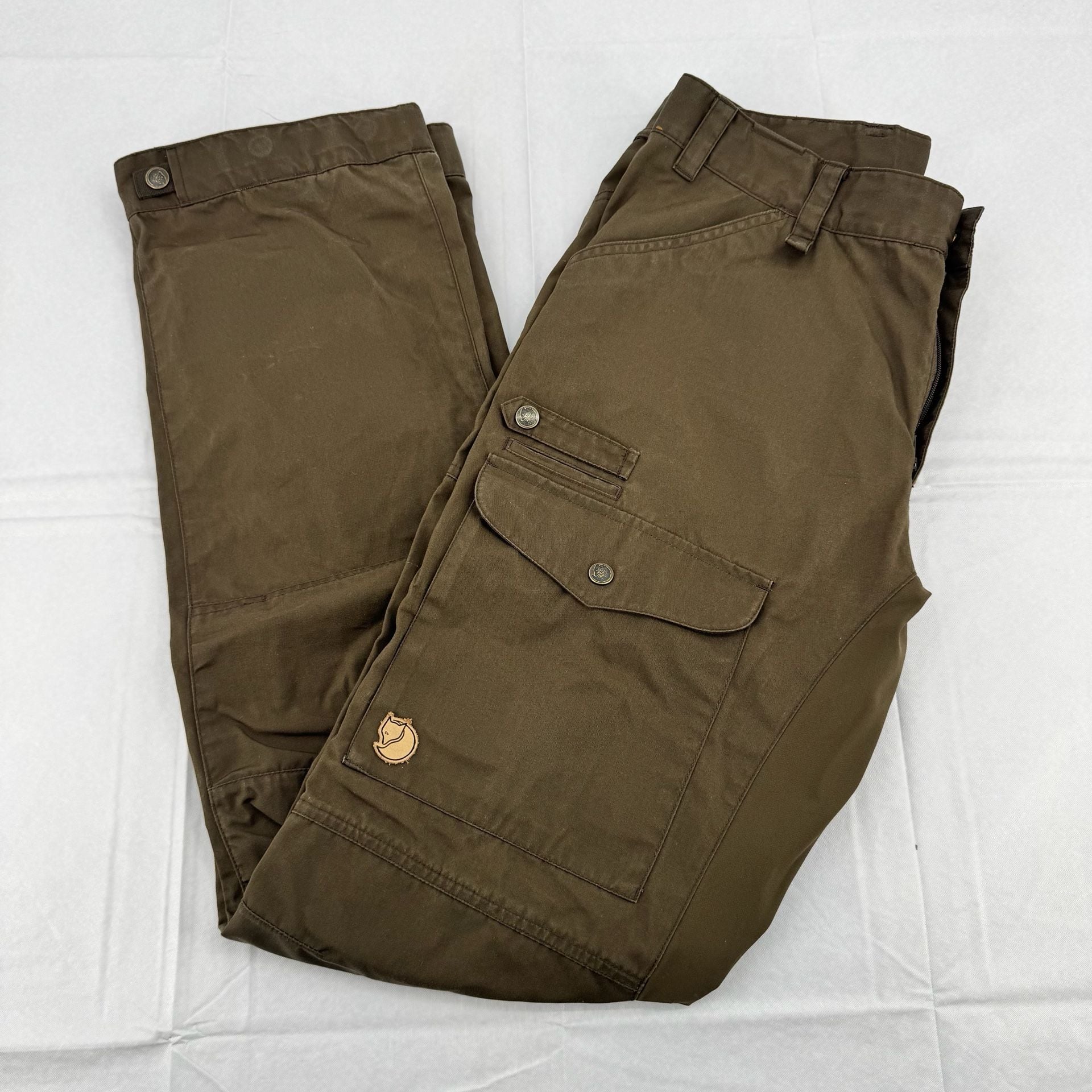 Fjallraven Vidda Pro Trousers Mens EU 50 US 34 Long Brown Hiking Pants 6