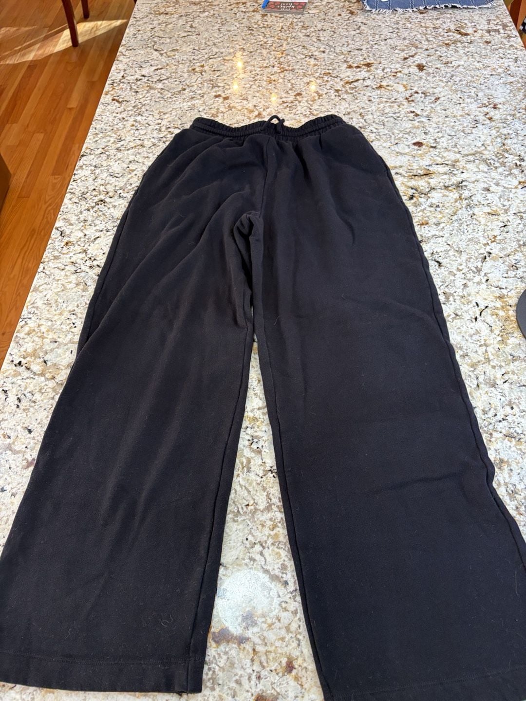 Old Navy SoSoft Straight Sweatpants Size S Black Cotton Blend 1