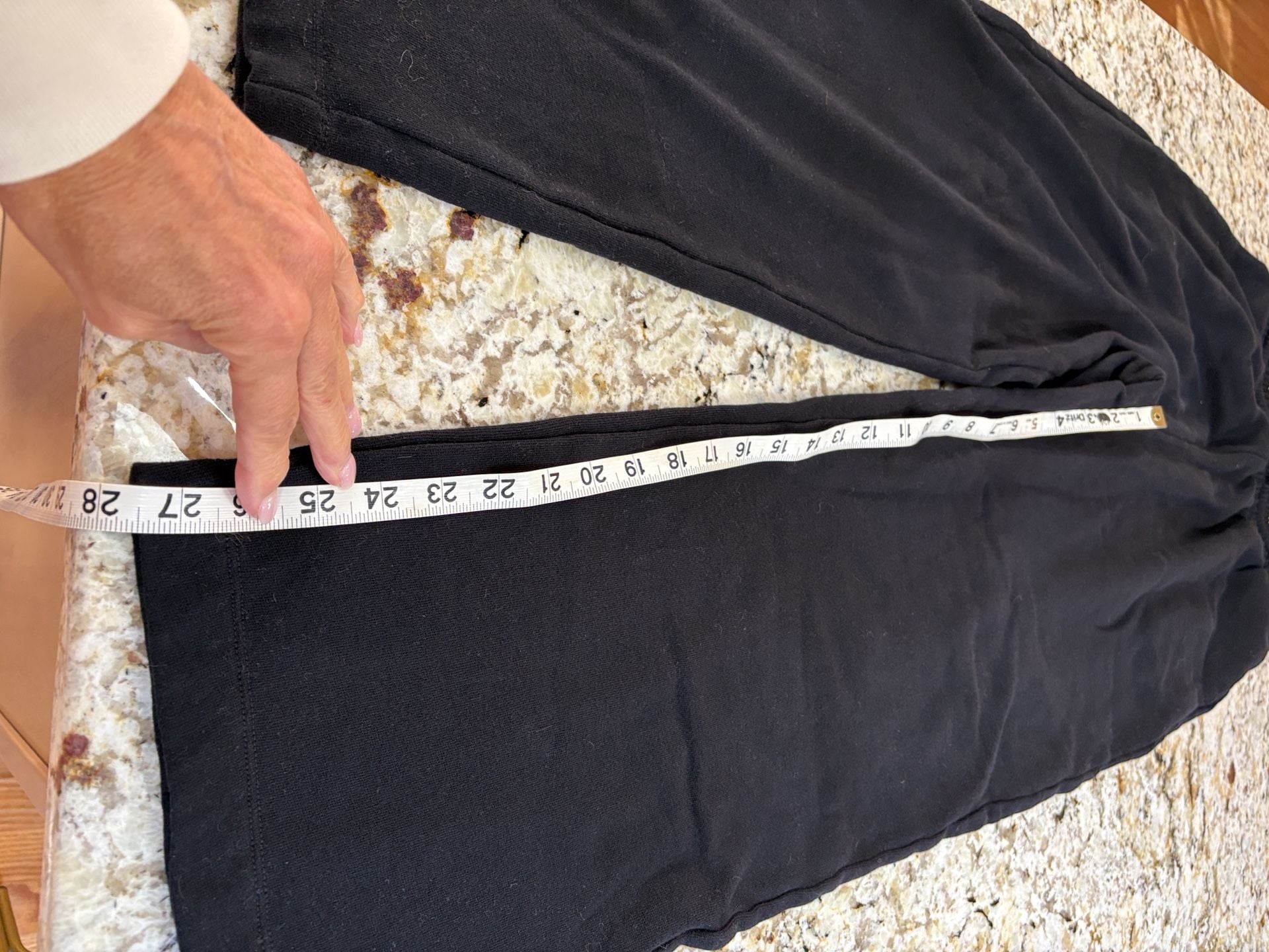 Old Navy SoSoft Straight Sweatpants Size S Black Cotton Blend 2