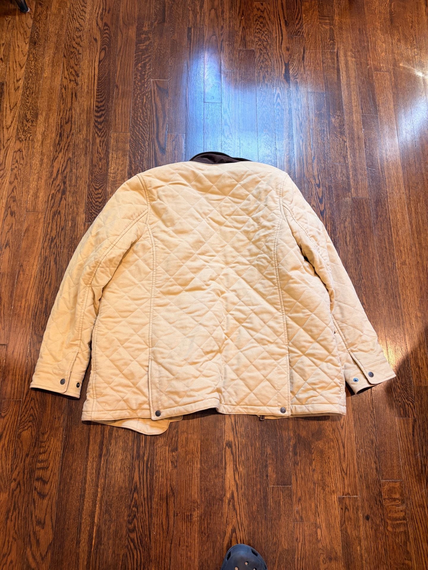 Vintage LL Bean Womens L Quilted Legacy Riding Jacket Wool Plaid Lined GoreTex 6