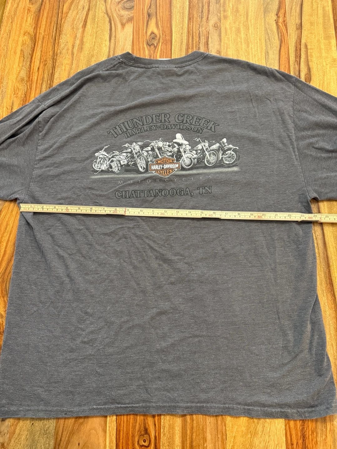 Vintage Harley-Davidson Long Sleeve Graphic Shirt with flames Size 2xl 6