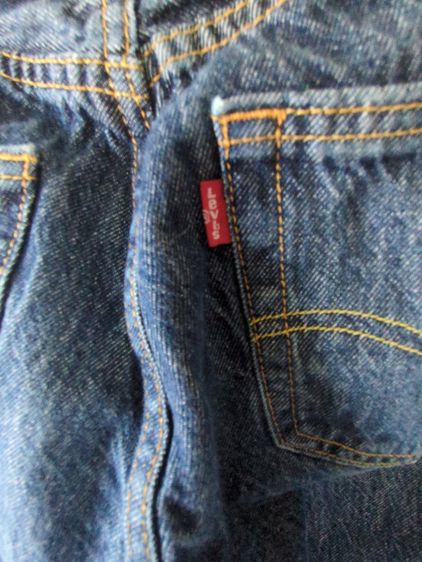 Levi's 514 Straight Jeans 28x30 Dark Wash Denim 4