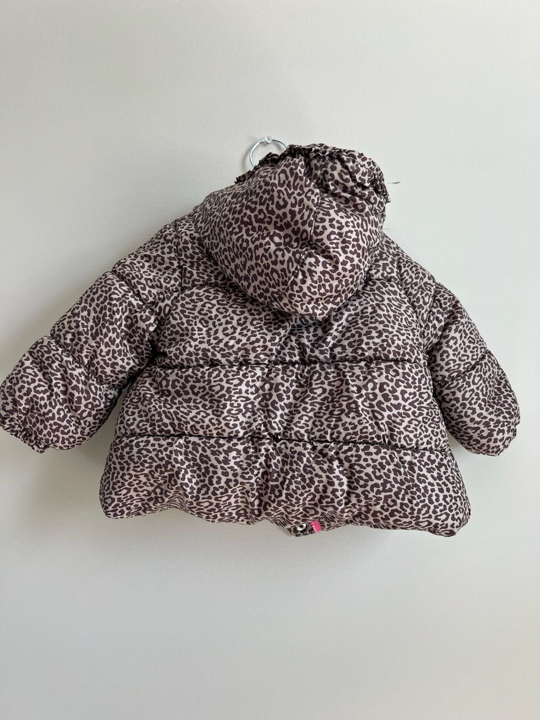 Child Of Mine Made By Carter's Puffer Jacket Size 18M Leopard Print 4
