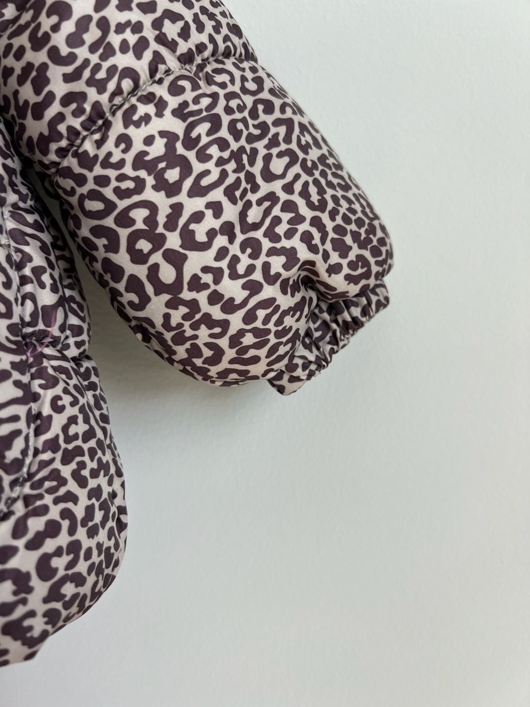 Child Of Mine Made By Carter's Puffer Jacket Size 18M Leopard Print 5
