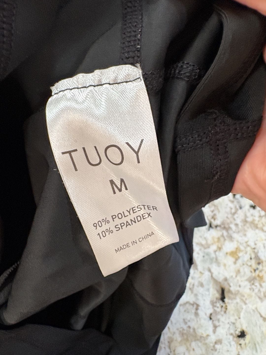 TUOY Padded Compression Shirt Size M Black Athletic Protective 4