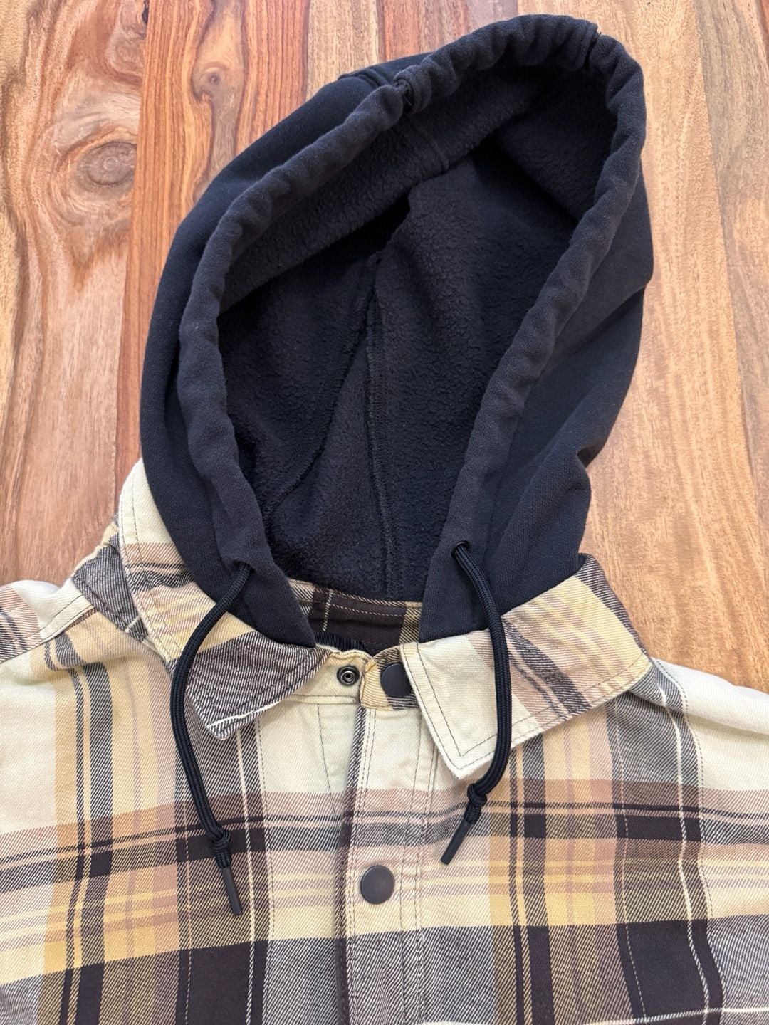 Carhartt Plaid Hooded Shirt Jacket Size 2xl 8