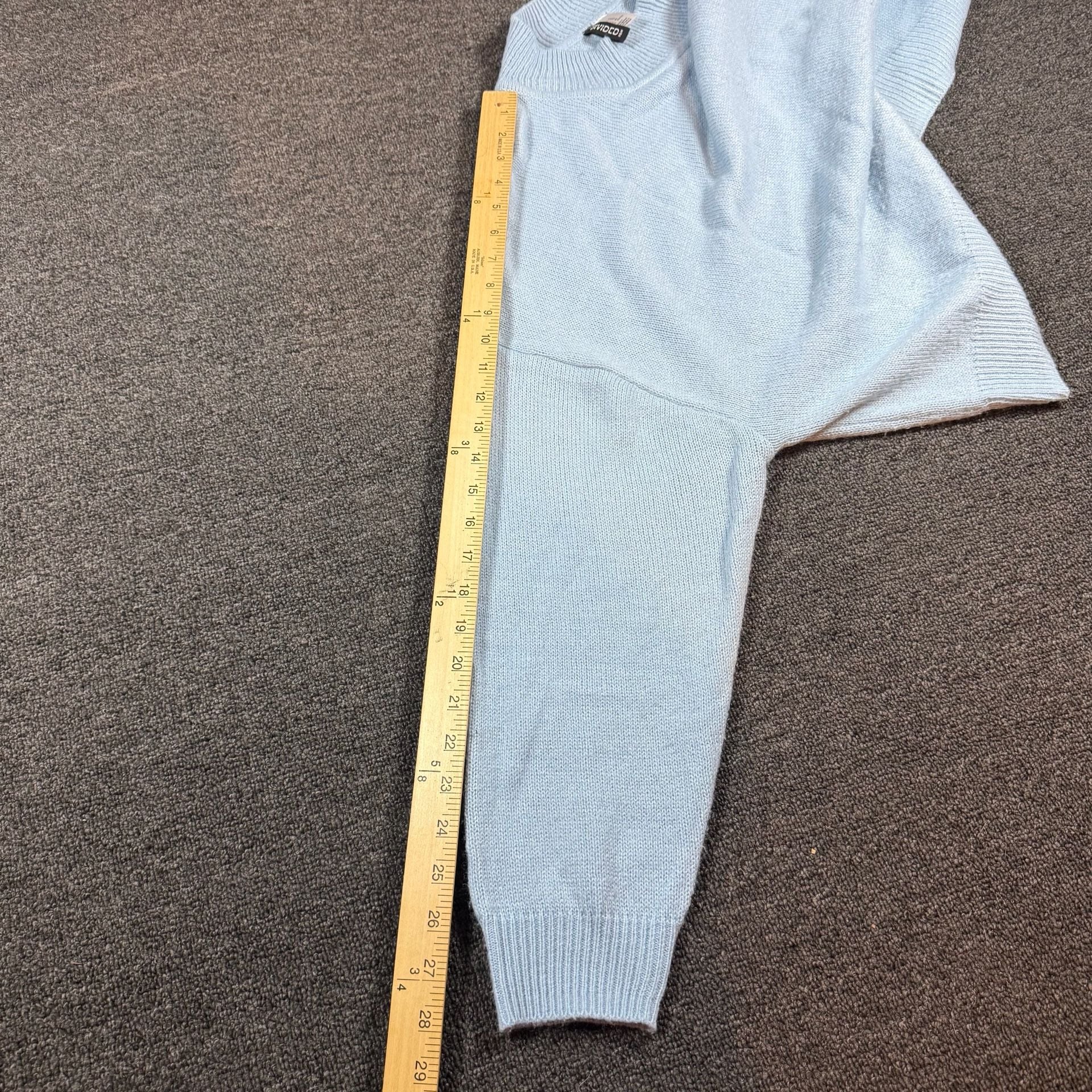 Divided H&M Mock Neck Sweater Size XL Light Blue Knit Long Sleeve 6