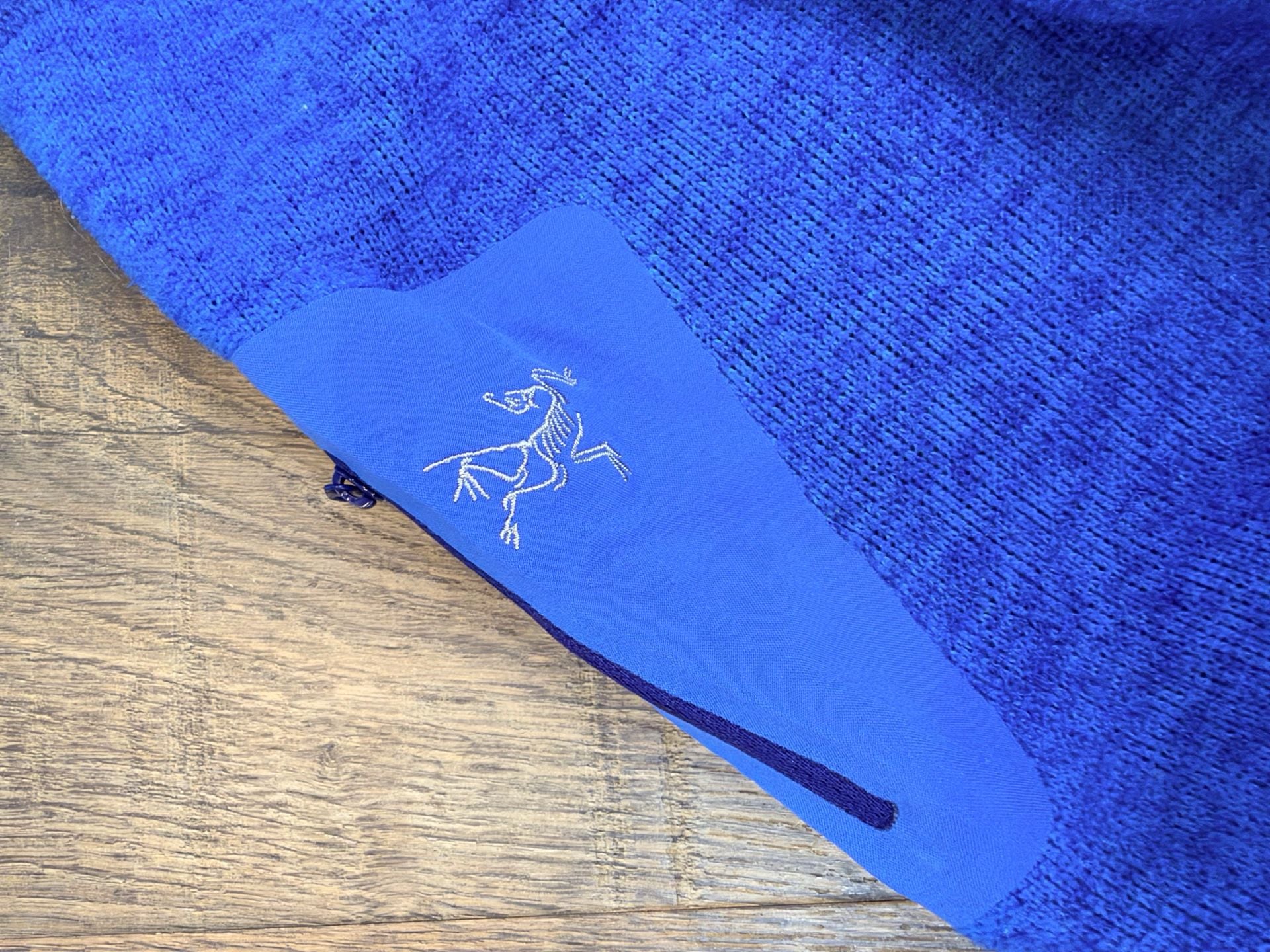 Arc'Teryx Full Zip Fleece Jacket Size L Blue Polartec 7
