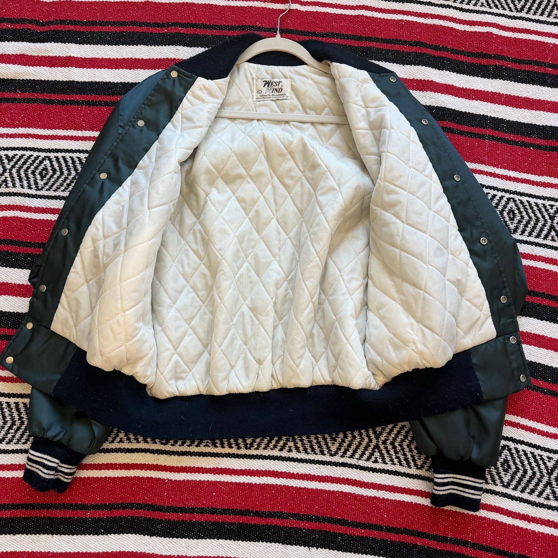 Vintage Detroit Diesel 149 POWER Satin Varsity Jacket - Sz L  8