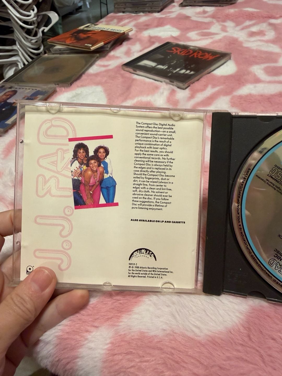 J.J. Fad Supersonic CD 1988 Ruthless ATCO 90959-2 Vintage Old School Hip Hop Rap 5