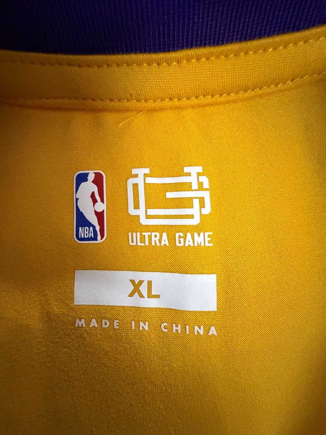 NBA Los Angeles Lakers Tank Top Size S Purple Yellow 5