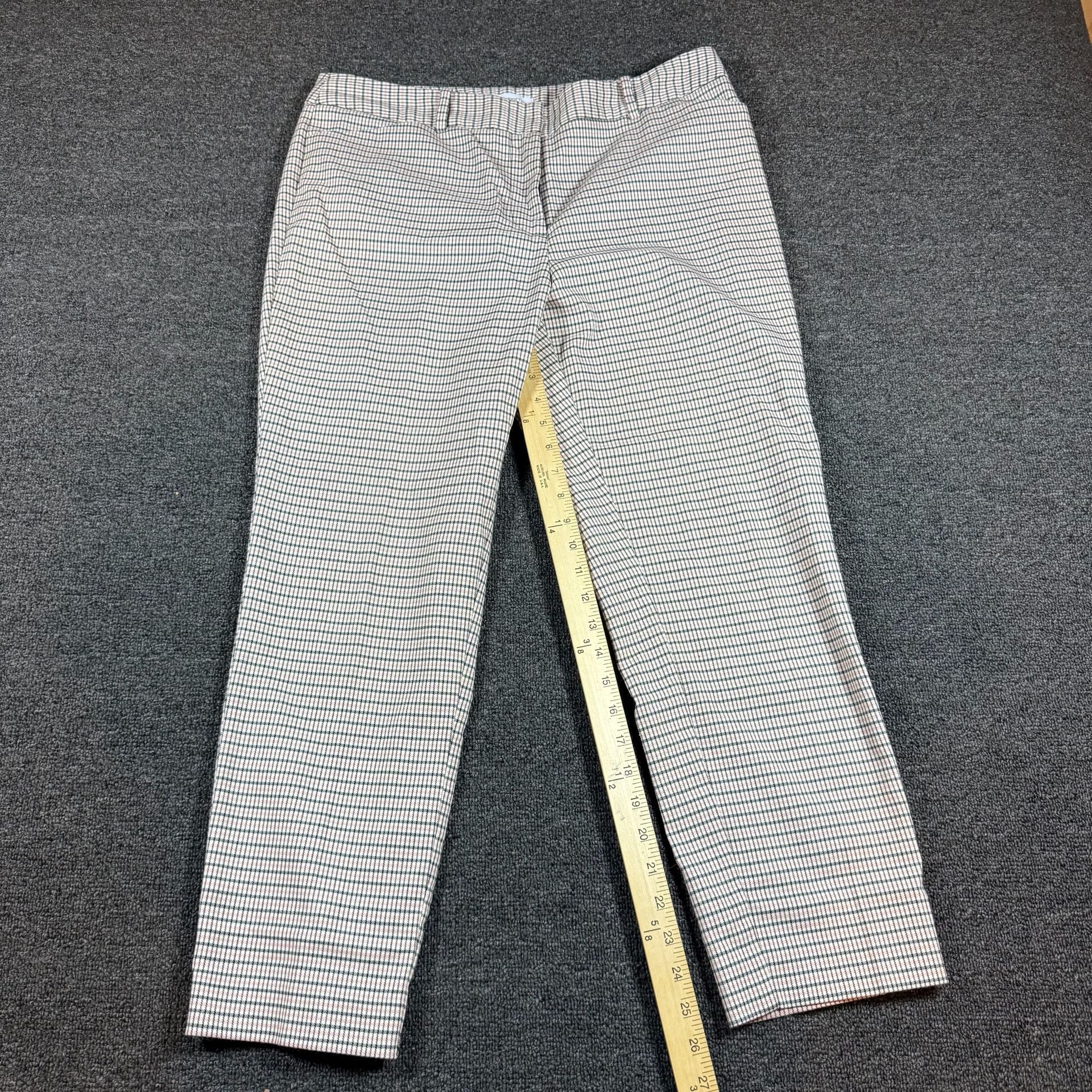 Liz Claiborne Emma Plaid Pants size 12 3