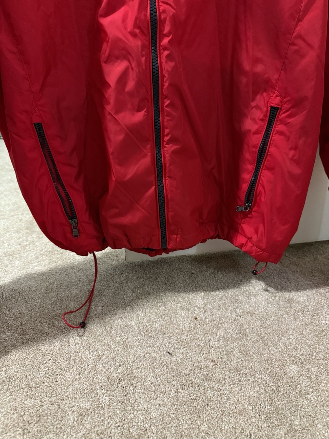 Polo Ralph Lauren Jacket Size XXL Red Full Zip Windbreaker 4