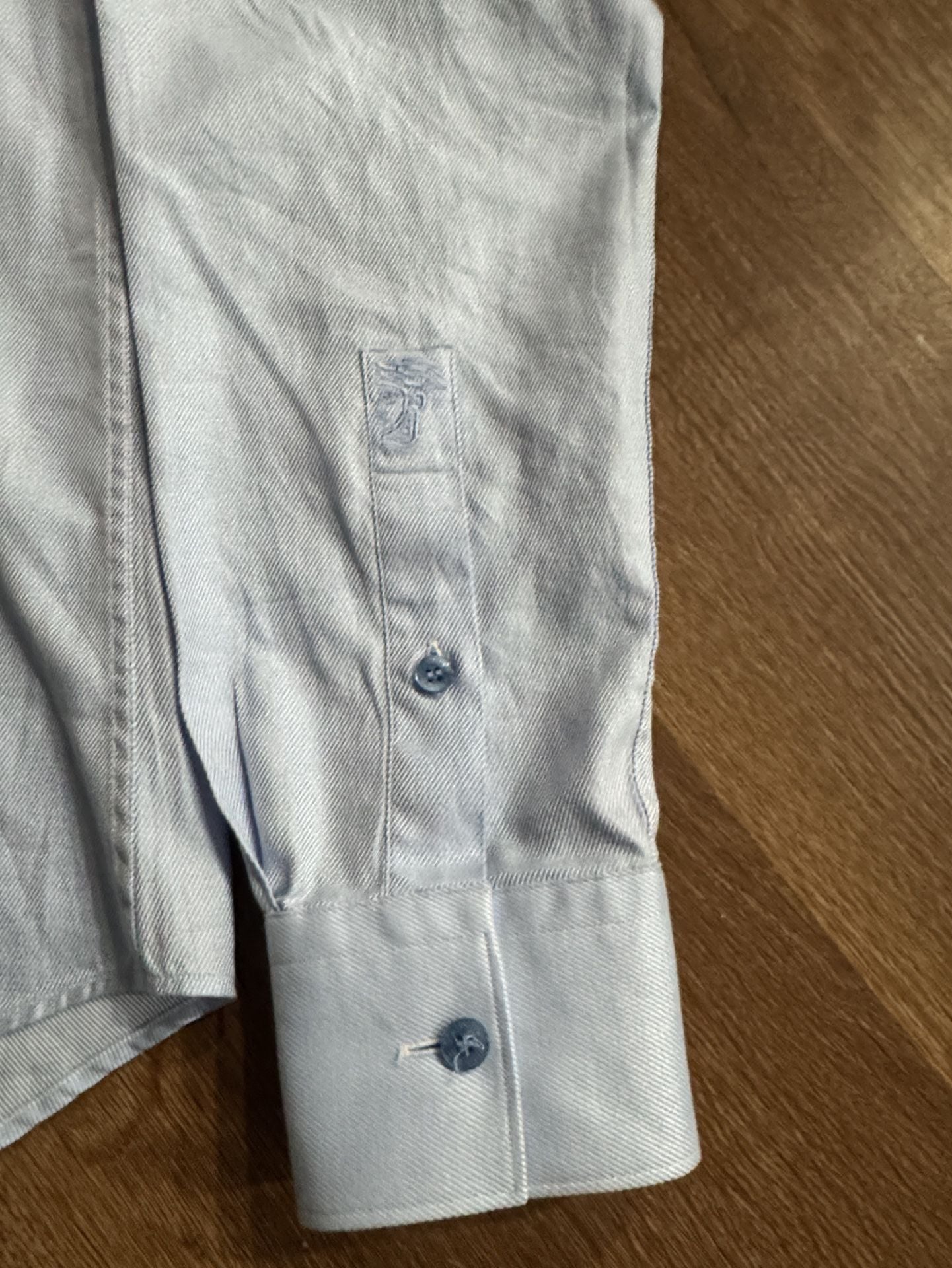 Versace Collection Trend Dress Shirt Light Blue Long Sleeve 4