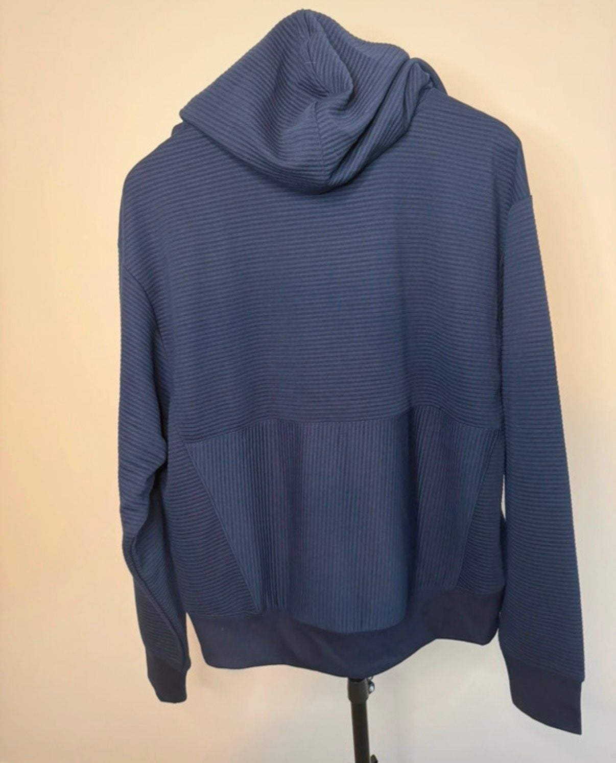 DSG Hoodie Size XL Blue Ribbed Pullover Sweatshirt 3