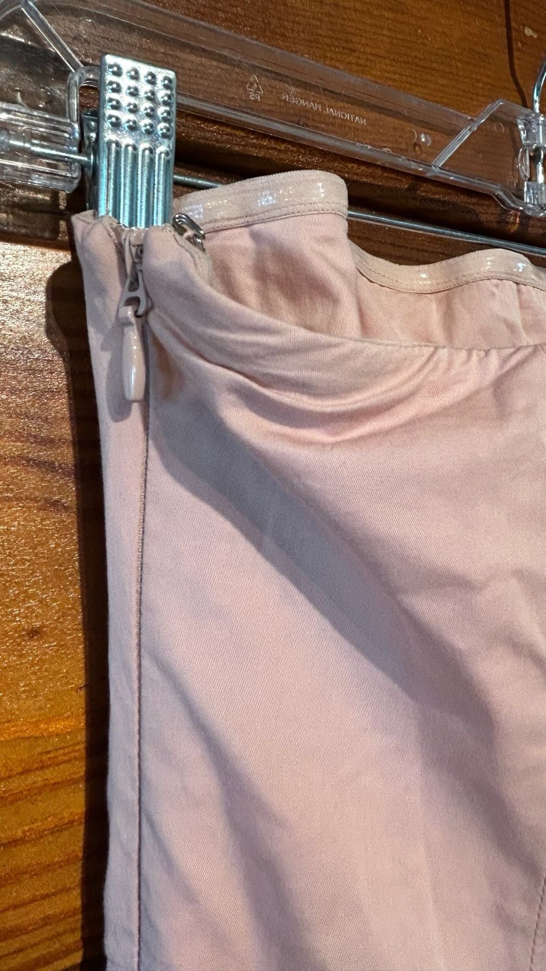 Babyboo Pink Ruffle High Low Strapless Dress Size M 5