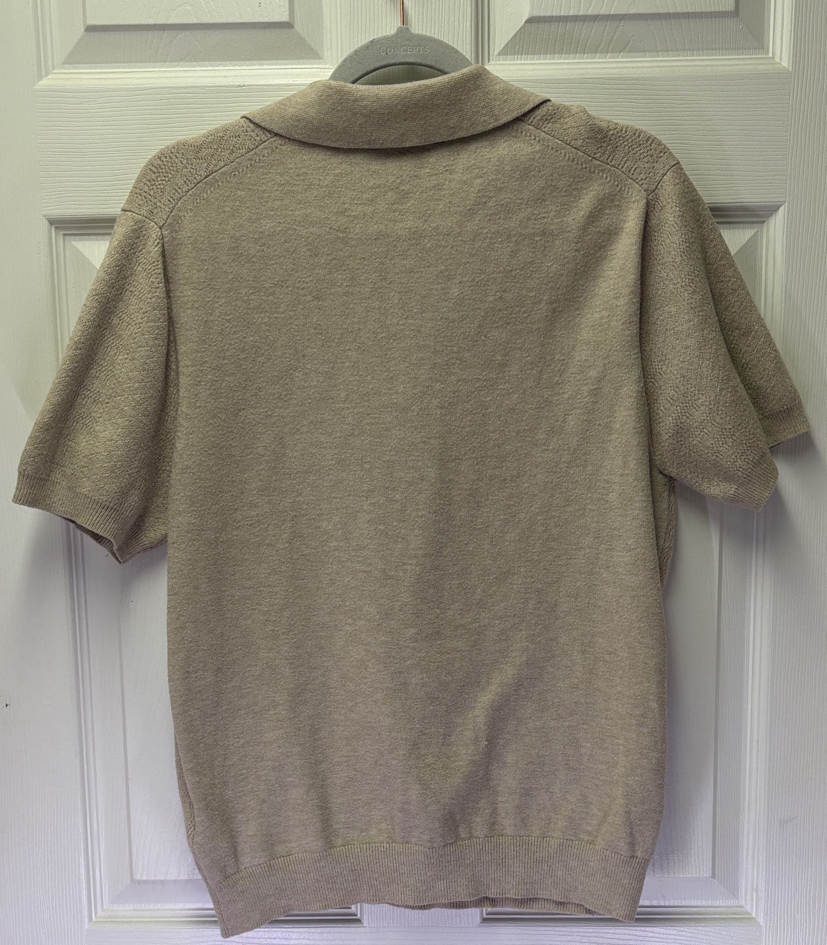 Magaschoni Zip Polo Sweater Size M 3