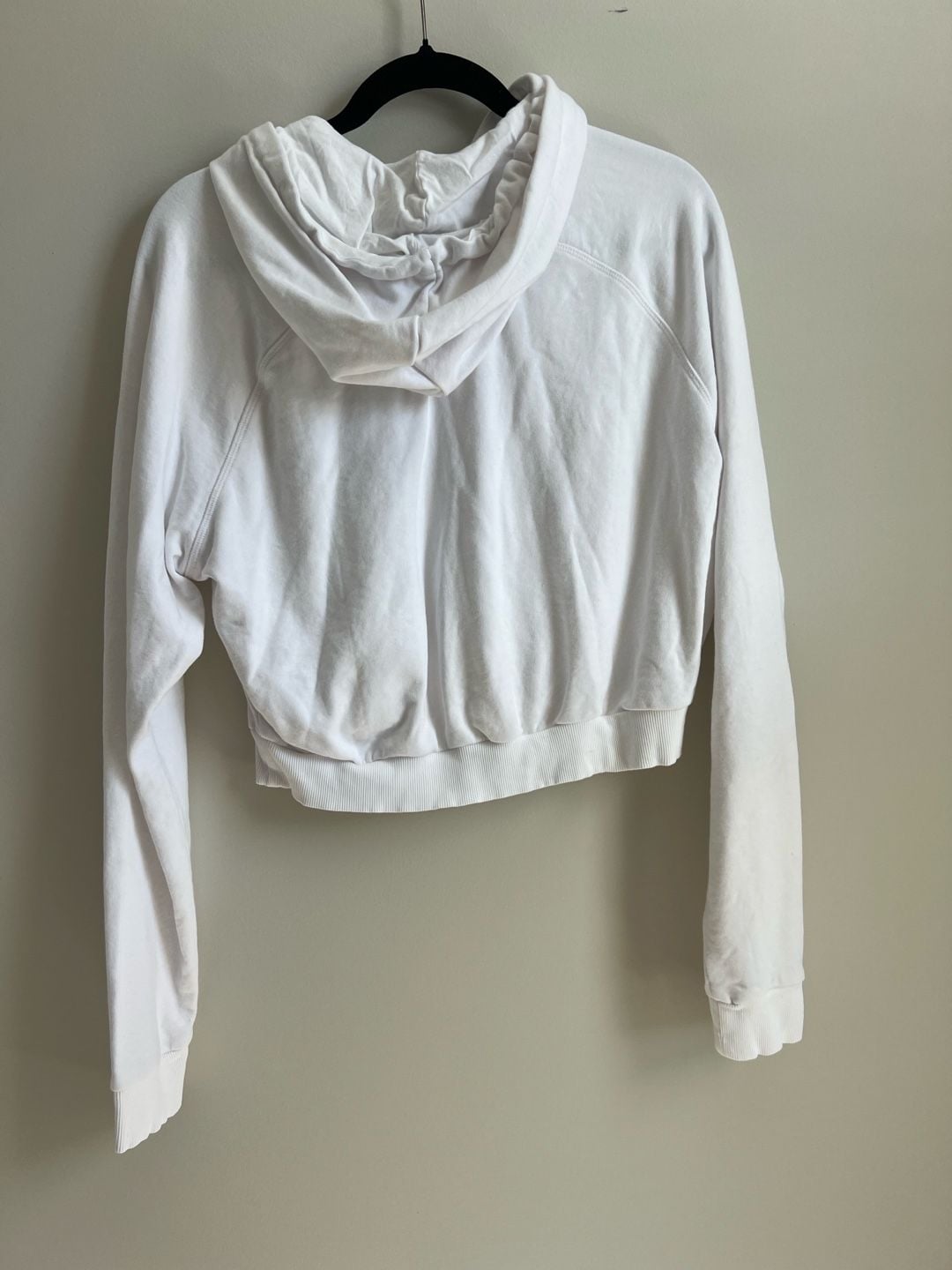 Gymshark Cropped Hoodie White 4