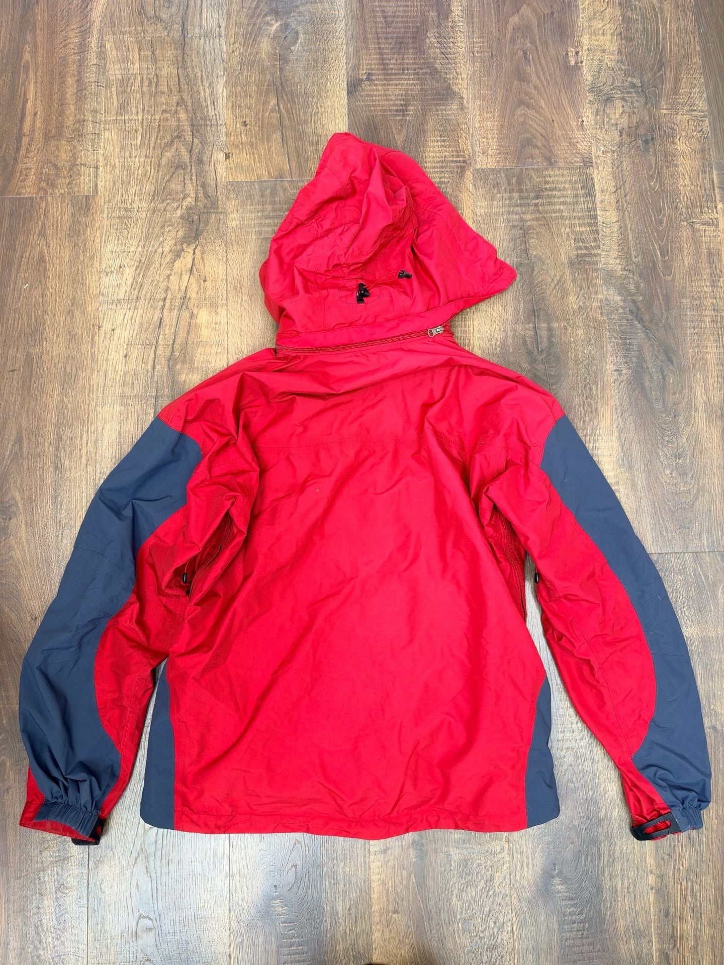 Marmot Hooded Jacket Size M Red Gray Winter Ski Snowboard Rain Coat 7