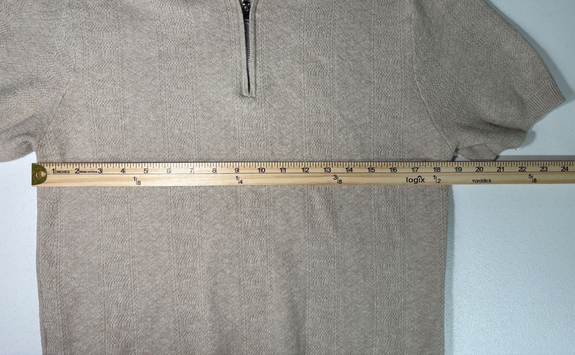 Magaschoni Zip Polo Sweater Size M 5