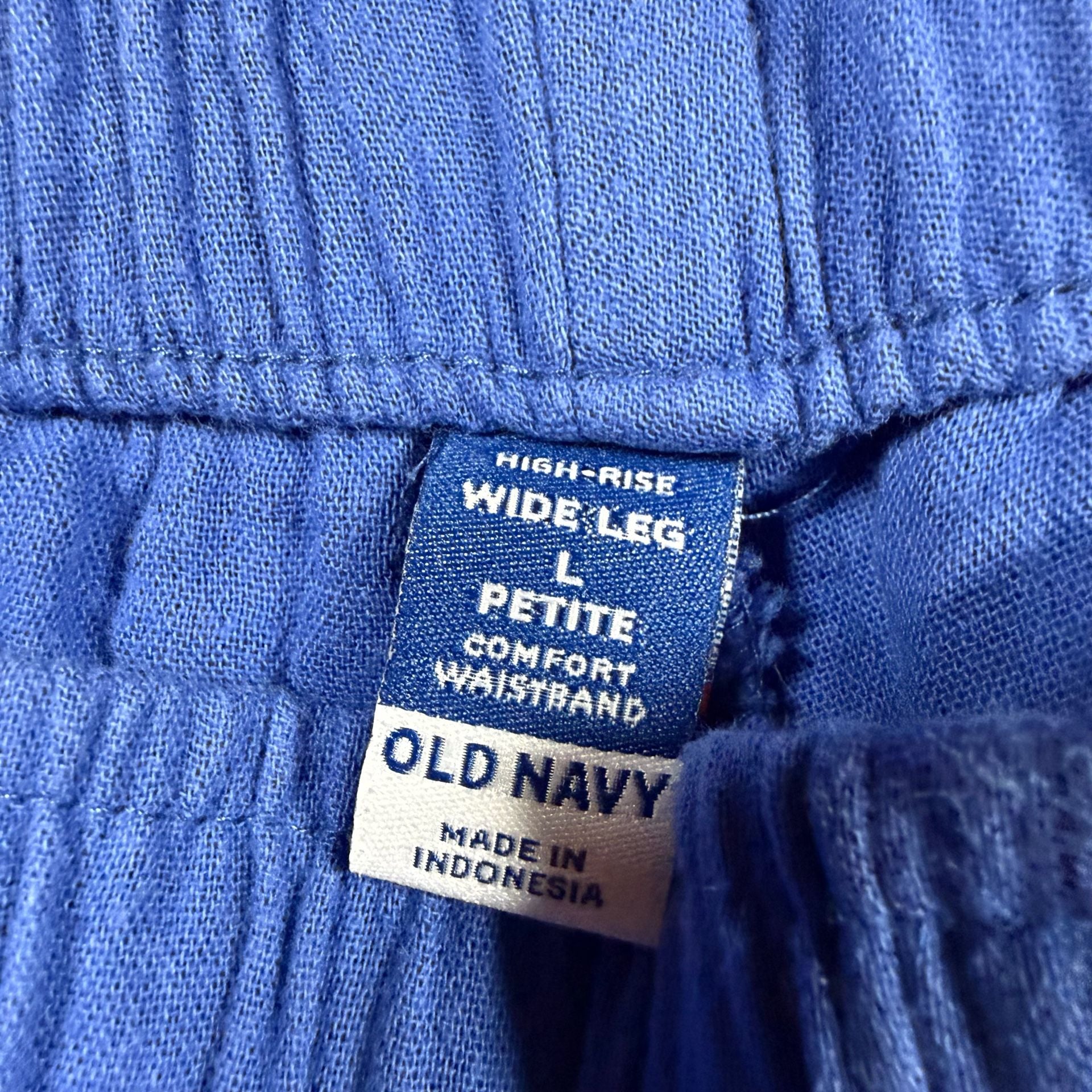 Old Navy High Rise Wide Leg Gauze Pants L 6