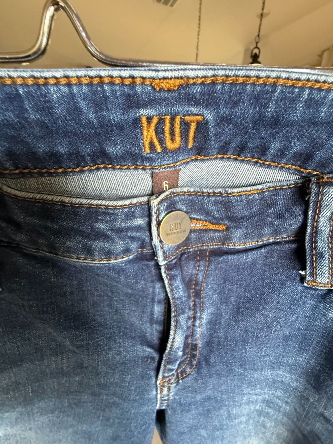 KUT from the Kloth Skinny Jeans Size 6 Blue Denim 3