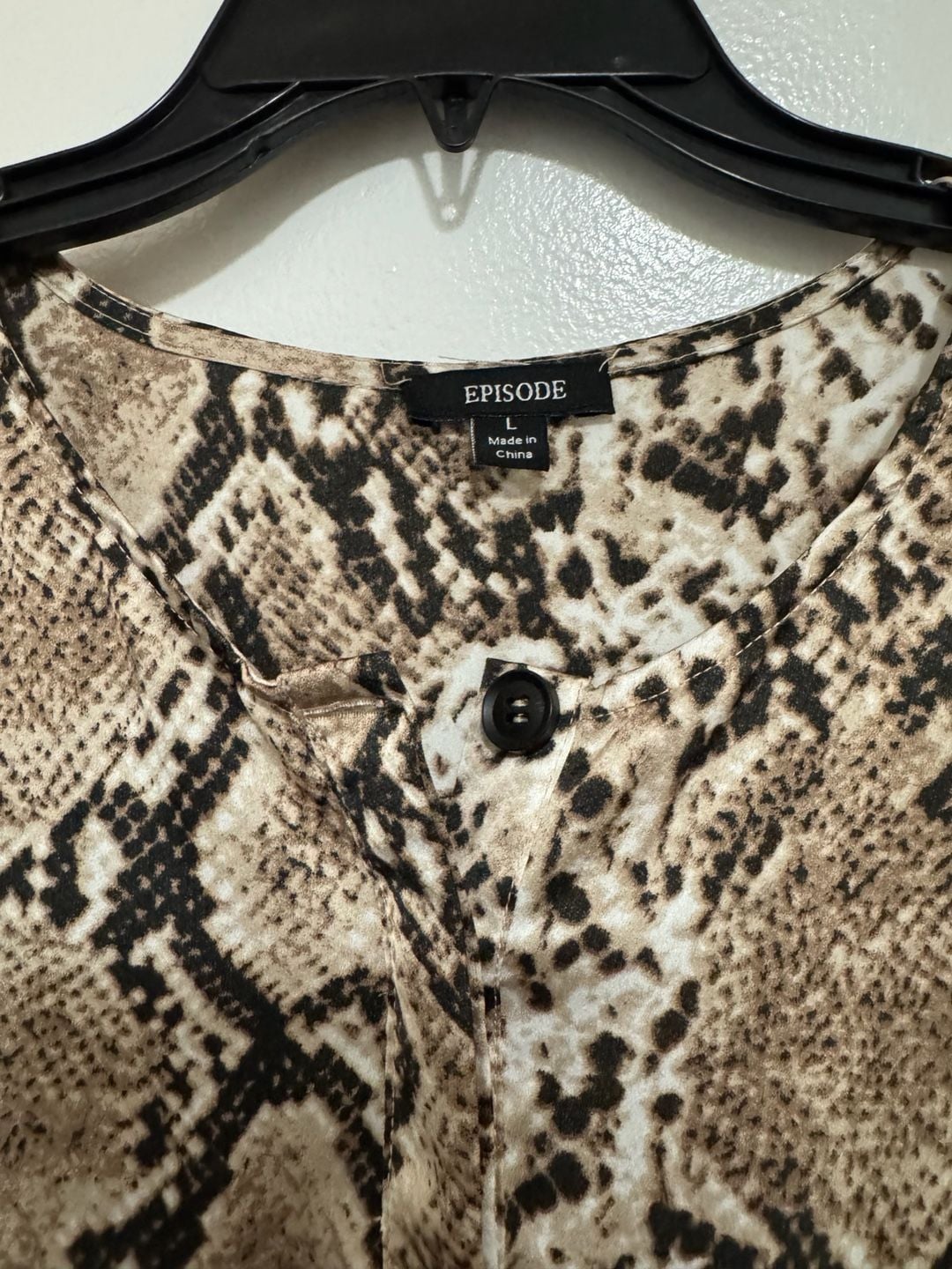Episode Snake Print Tiered Midi Dress Size L 4