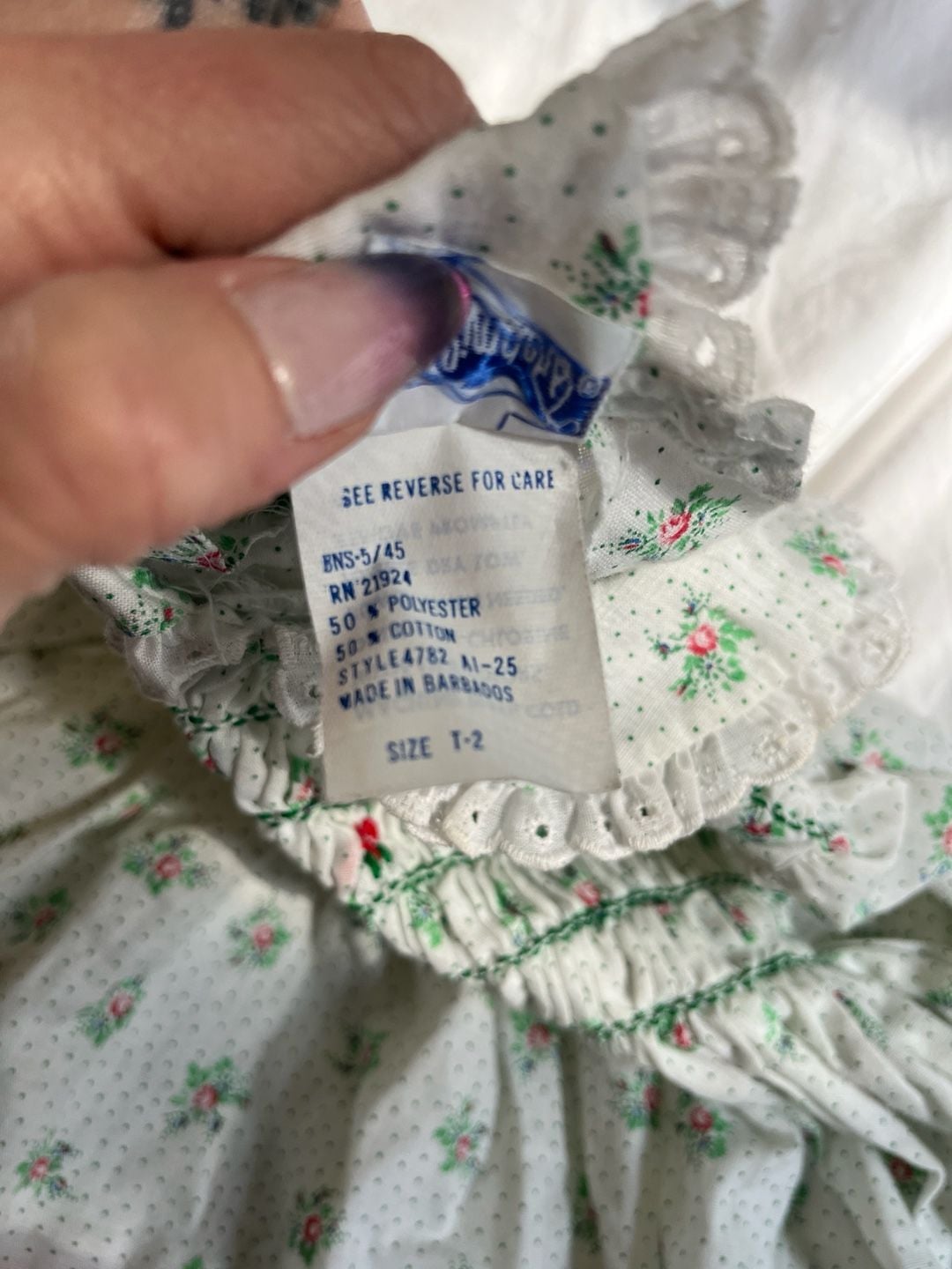 3 vintage outfits for girls size 6 months to 2T 4