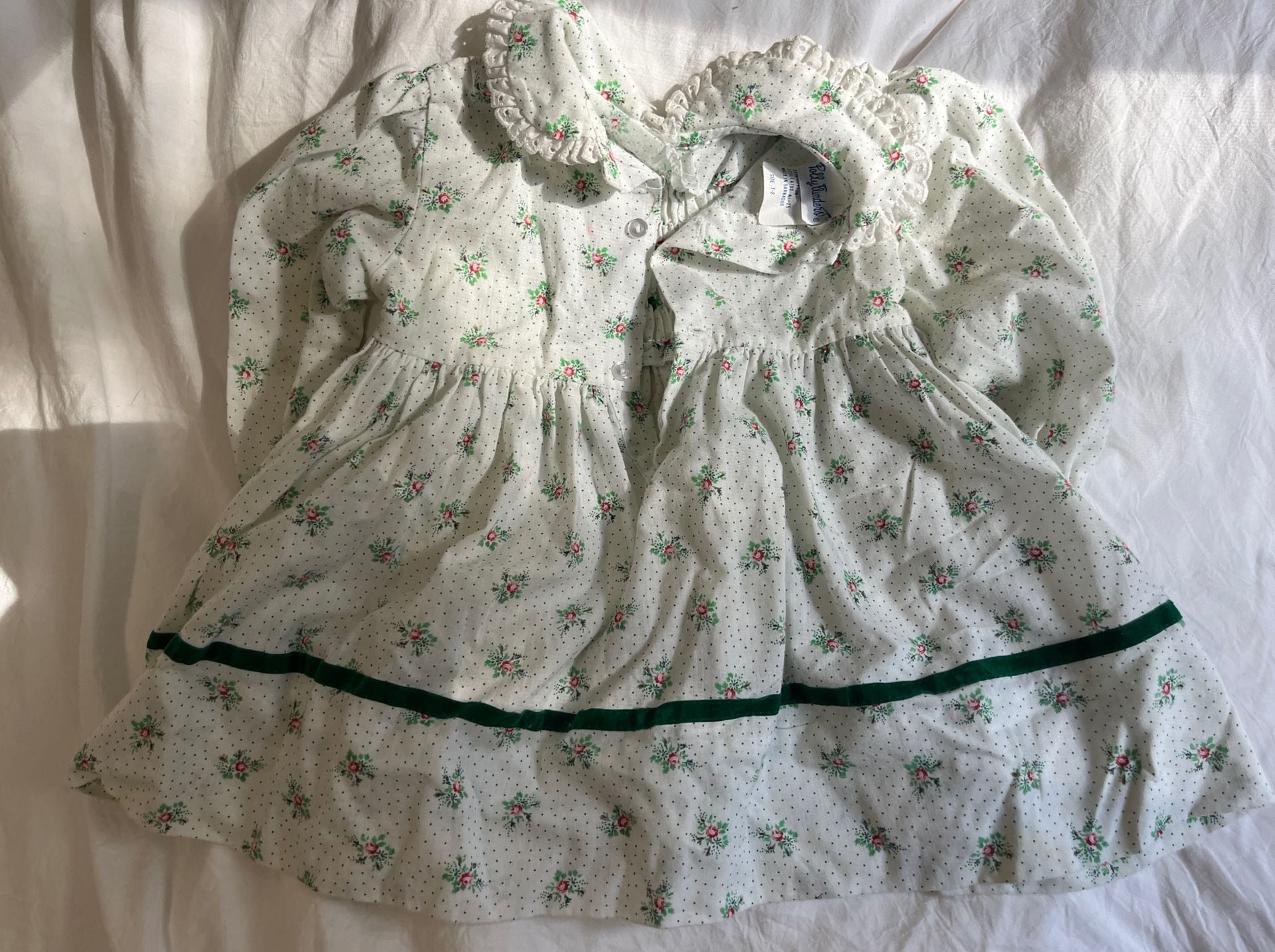 3 vintage outfits for girls size 6 months to 2T 5