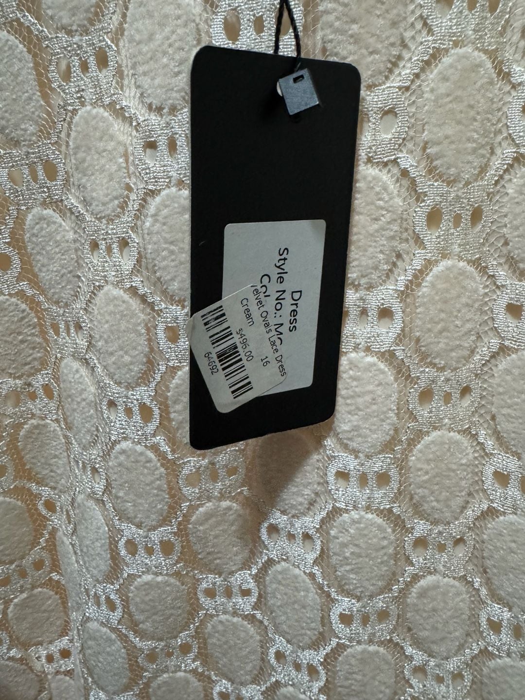 Vintage Lace Tiered Maxi Dress Cream 8