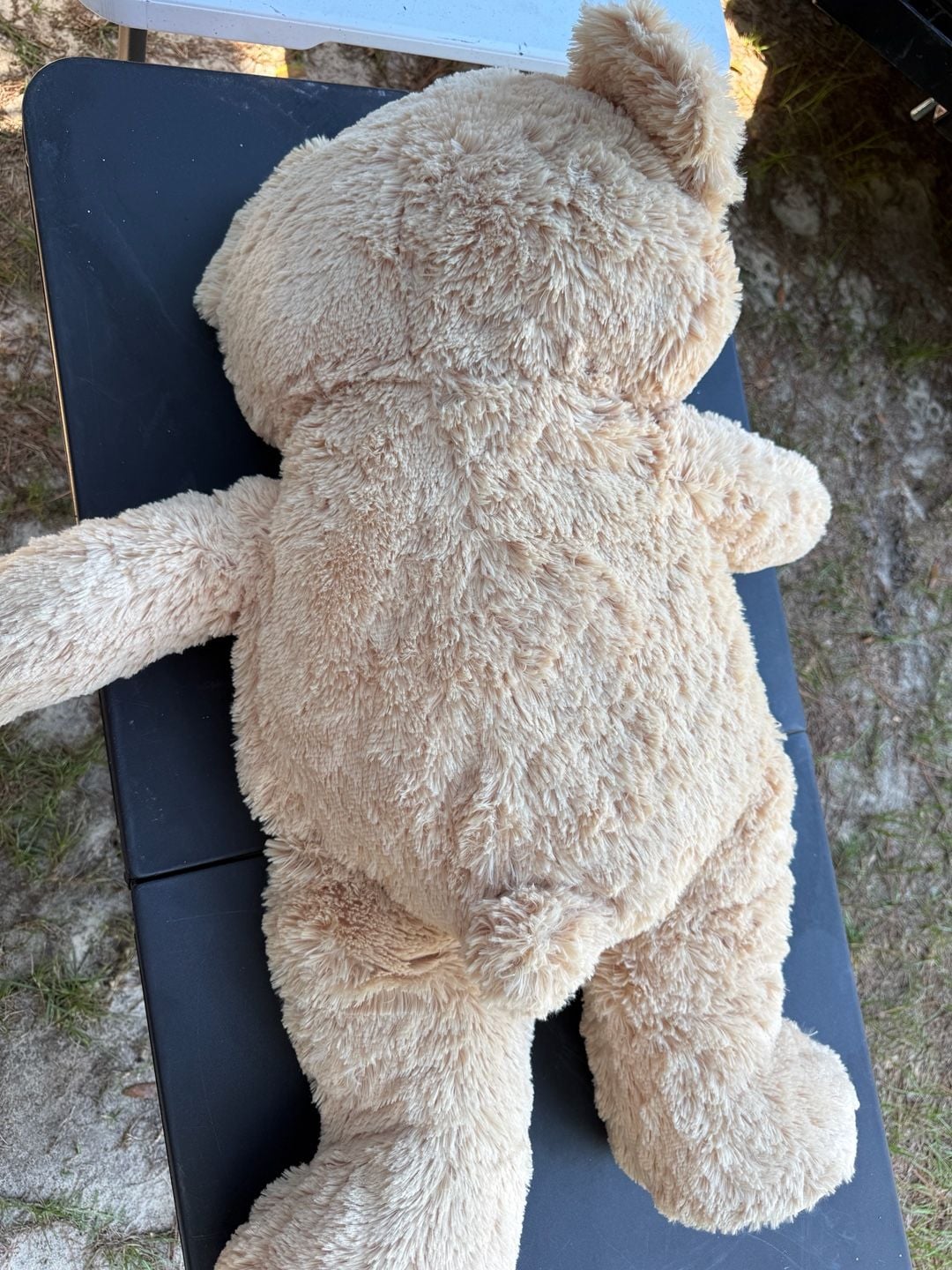 Giant Beige Teddy Bear Stuffed Animal with four babies 2