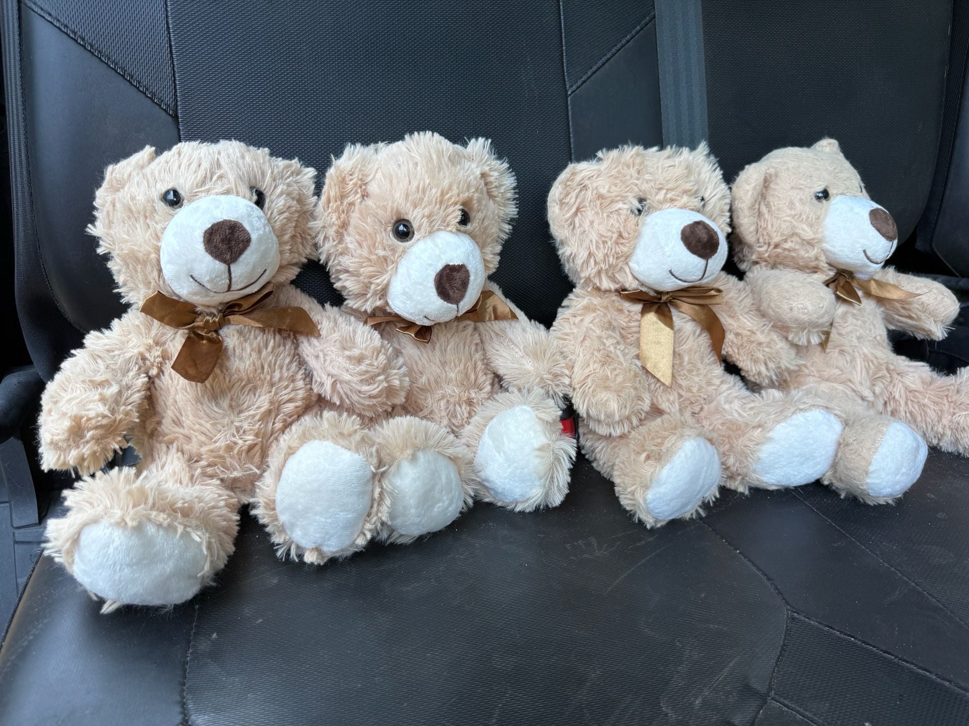Giant Beige Teddy Bear Stuffed Animal with four babies 4